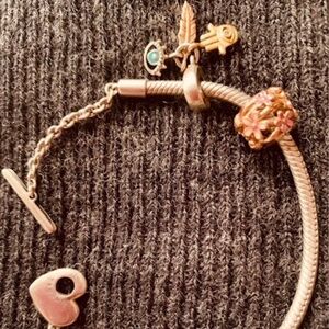Pandora bracelet and ring